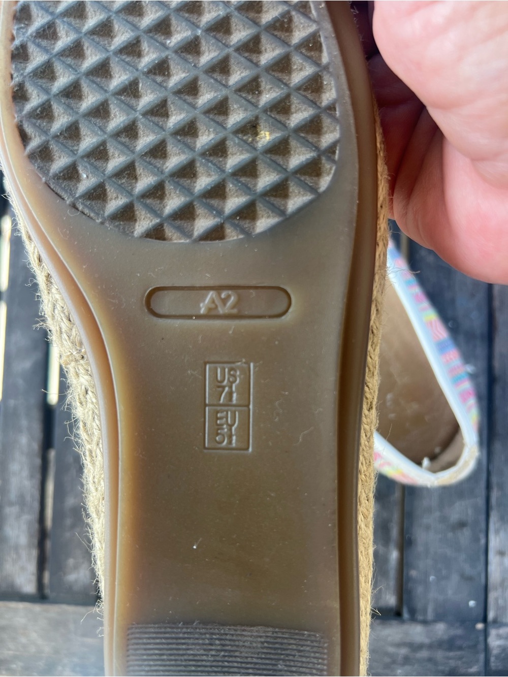Stitch and Turn size 7.5 Espadrilles - Picture 6 of 6